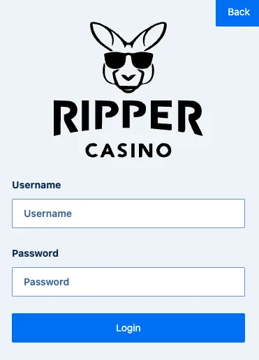 Ripper casino login