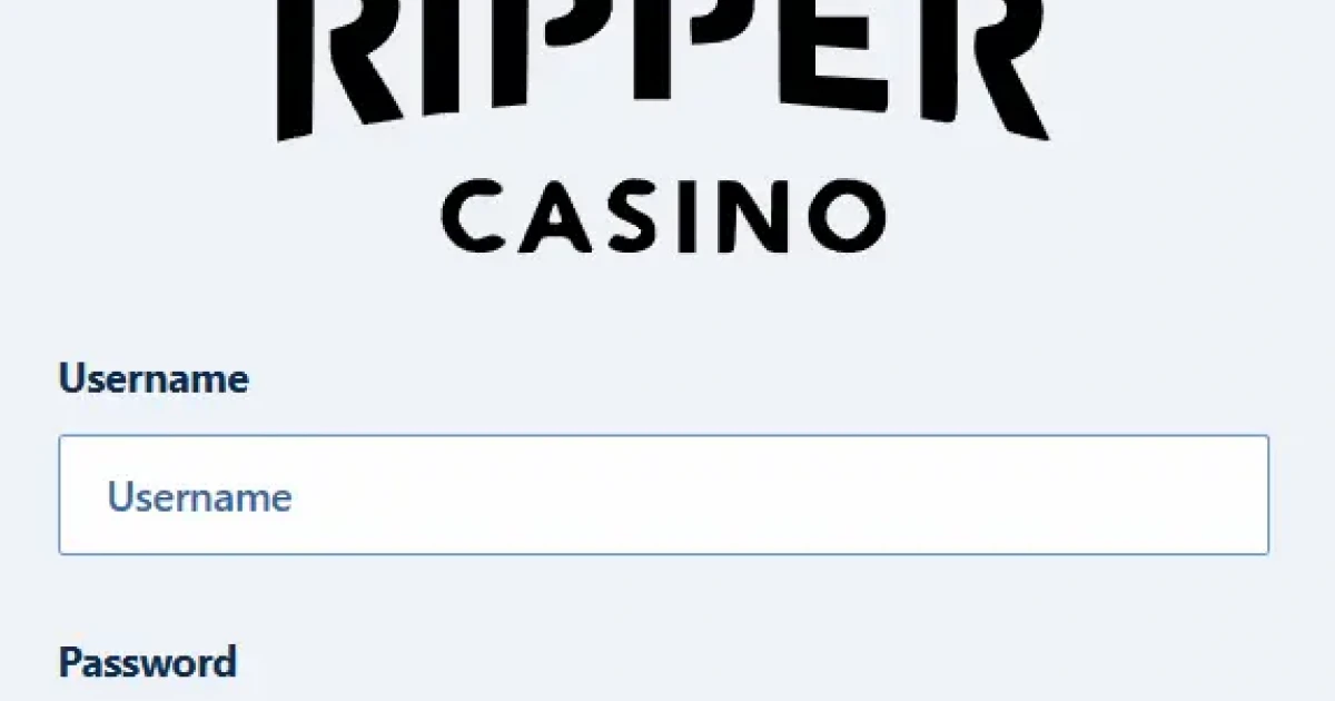 Ripper Casino Login