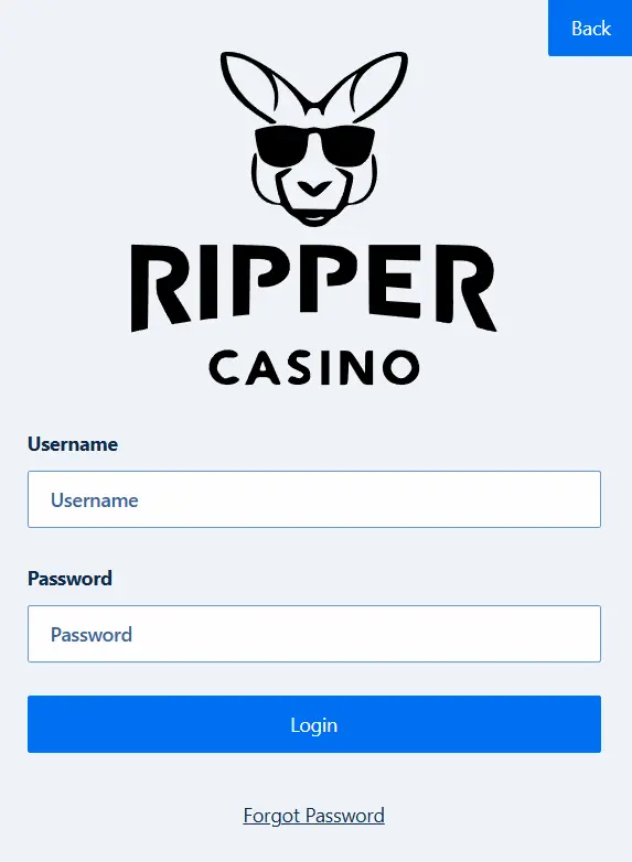rippercasinoz.com login